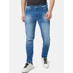 People Men Mid-Rise Slim Fit Clean Look Heavy Fade Jeans-picture-16