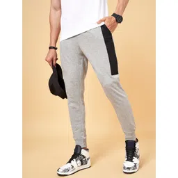 People Men Off White Slim Fit Joggers-picture-34