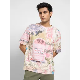 People Men Printed Pure Cotton Round Neck T-shirt-picture-28