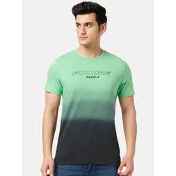 People Men Printed Slim Fit Pure Cotton T-shirt-picture-52