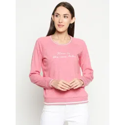 People Pink Embroidered Sweatshirt-image-15
