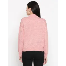 People Pink Self Design Sweatshirt image 2