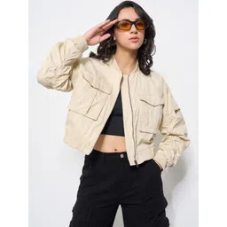 People Women Crop Tailored Jacket with Embroidered-picture-27
