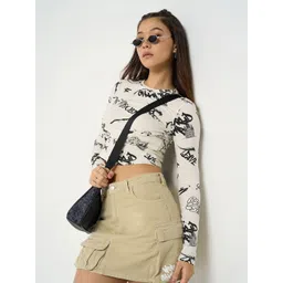 People Women Ethnic Motifs Cotton Crop Top-picture-30