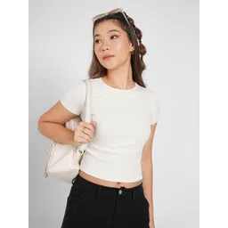 People Women Fitted Crop Top-image-13