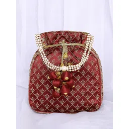 Peora Embroidered Potli Clutch-picture-10