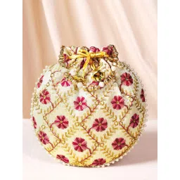 Peora Embroidered Potli Clutch-picture-10