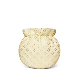 Peora Embroidered Potli Clutch image 3