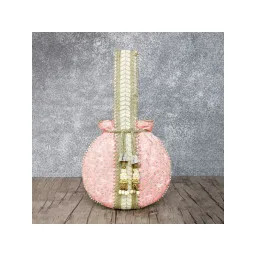 Peora Ethnic Potli Bags Handmade Purse Evening Handbags Stylish Pink - P93PK-picture-10