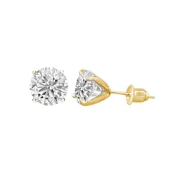 Peora Gold Plated Crystal Studded Circular Studs-picture-28