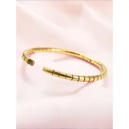 Peora Gold Plated Fancy Stylish Openable Bracelet-picture-13