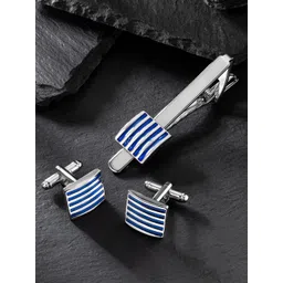 Peora Men Set of 2 Cufflinks & 1-Tie Pin-picture-35