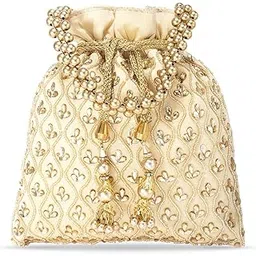 peora Potli Bags for Women Bag Clutch Ethnic Bride Purse Gift for Women-picture-15