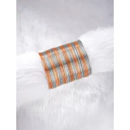 Peora Rose Gold & Silver Plated Metal Bangles Pack of 36-picture-34