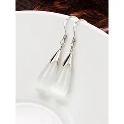 Peora Silver Plated Pearls Beaded Teardrop Shaped Drop Earrings-picture-35