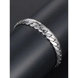 Peora Silver Stainless Steel Bracelet-picture-35