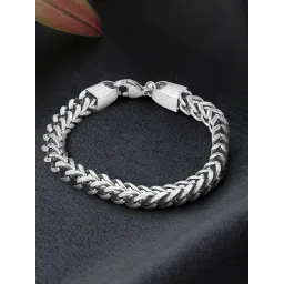 Peora Silver Stainless Steel Bracelet-picture-17