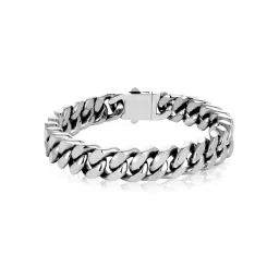 Peora Silver Stainless Steel Bracelet-picture-30