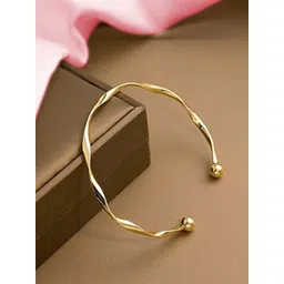 Peora Women Gold-Plated Cuff Bracelet-picture-40