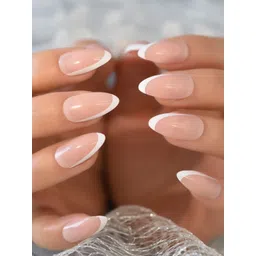 Pep Nails 24 Pcs Artificial Press On Nails Shade- Nude-picture-31