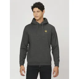 Pepe Jeans Anthra Melange Grey Regular Fit Hooded Sweatshirt-picture-26