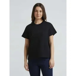Pepe Jeans Black Cotton Embellished T-Shirt-picture-22