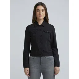 Pepe Jeans Black Cotton Jacket-picture-47