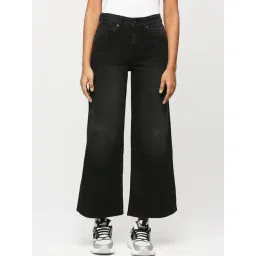 Pepe Jeans Black High Rise Flared Jeans-picture-23