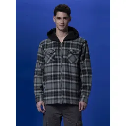 Pepe Jeans Black Regular Fit Checks Shacket-picture-16