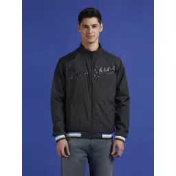 Pepe Jeans Black Regular Fit Printed Jacket-picture-46