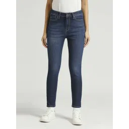Pepe Jeans Blue Cotton High Rise Jeans-picture-47