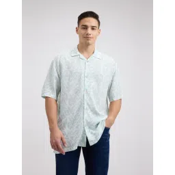 Pepe Jeans Blue Relaxed Fit Floral Print Shirt-picture-22