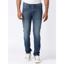 Pepe Jeans Blue Slim Fit Lightly Washed Jeans-picture-30