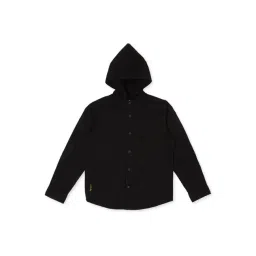 Pepe Jeans Boys Black Solid Full Sleeves Shirt-picture-16