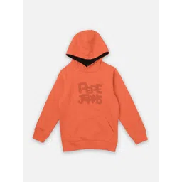 Pepe Jeans Boys Brand Logo Printed Hood Cotton Pullover Sweatshirt-image-34