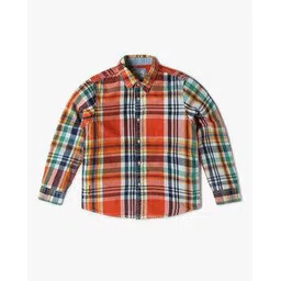 pepe jeans Boys Checked Regular Fit Shirt-picture-11