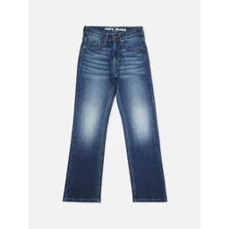 Pepe Jeans Boys Mid-Rise Bootcut Heavy Fade Stretchable Jeans-picture-42