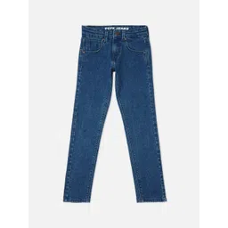 Pepe Jeans Boys Mid-Rise Slim Fit Light Fade Stretchable Jeans-picture-47