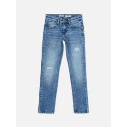 Pepe Jeans Boys Mid-Rise Slim Fit Mildly Distressed Heavy Fade Stretchable Jeans-picture-20