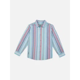 Pepe Jeans Boys Multi Stripes Opaque Striped Casual Shirt-picture-14