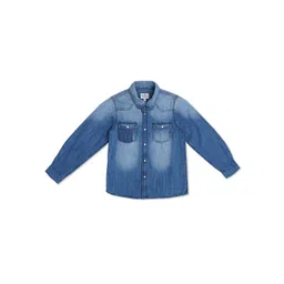 Pepe Jeans Boys Relaxed Faded Cotton Casual Shirt-picture-17