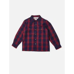 Pepe Jeans Boys Relaxed Spread Collar Tartan Checked Cotton Casual Shirt-picture-31