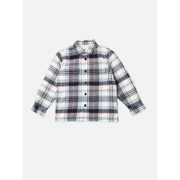 Pepe Jeans Boys Relaxed Spread Collar Tartan Checked Cotton Casual Shirt-picture-20