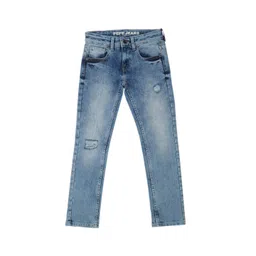 Pepe Jeans Boys Slim Fit Mildly Distressed Heavy Fade Stretchable Jeans-picture-10