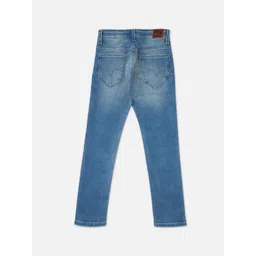 Pepe Jeans Boys Slim Fit Mildly Distressed Heavy Fade Stretchable Jeans image 2