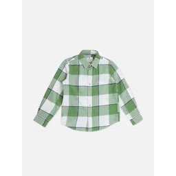Pepe Jeans Boys Spread Collar Buffalo Checked Cotton Casual Shirt-picture-48