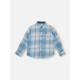 Pepe Jeans Boys Spread Collar Tartan Checked Cotton Casual Shirt-picture-52