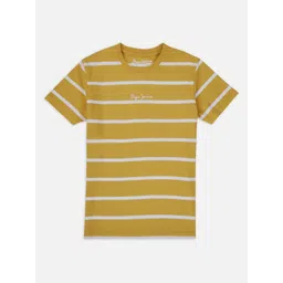 Pepe Jeans Boys Striped Round Neck Cotton T-shirt-picture-16