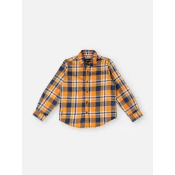Pepe Jeans Boys Tartan Checked Pure Cotton Casual Shirt-picture-40