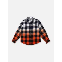 Pepe Jeans Boys Tartan Checks Cotton Checked Casual Shirt-picture-29